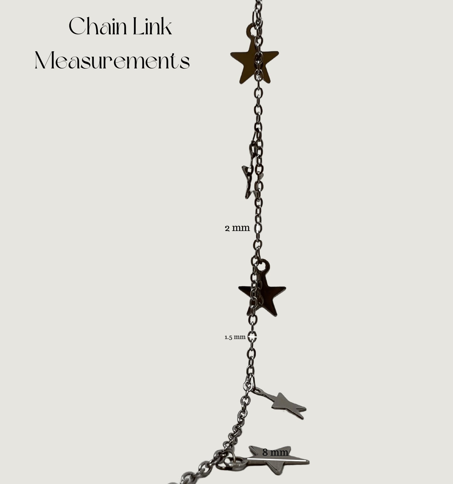 Women Silver Star Link