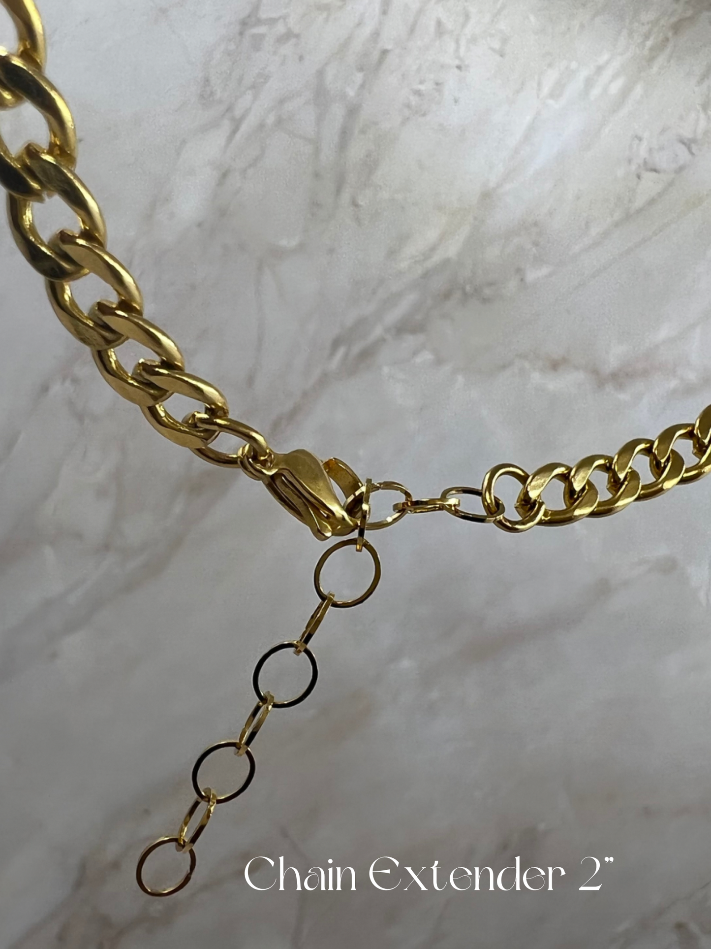 Woman 18K Gold Plated Cuban Link