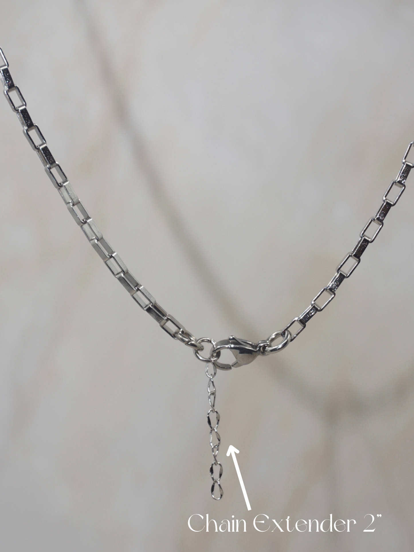 Women Silver Box Chain