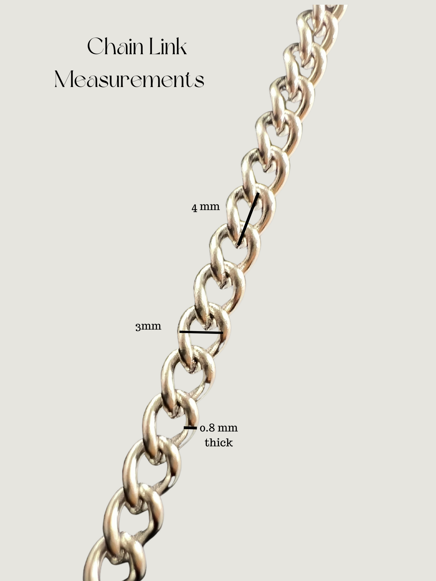 Women Silver Curb Chain