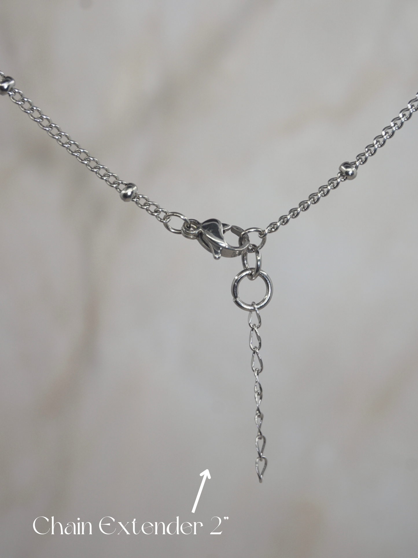 Women Silver Bead Chain