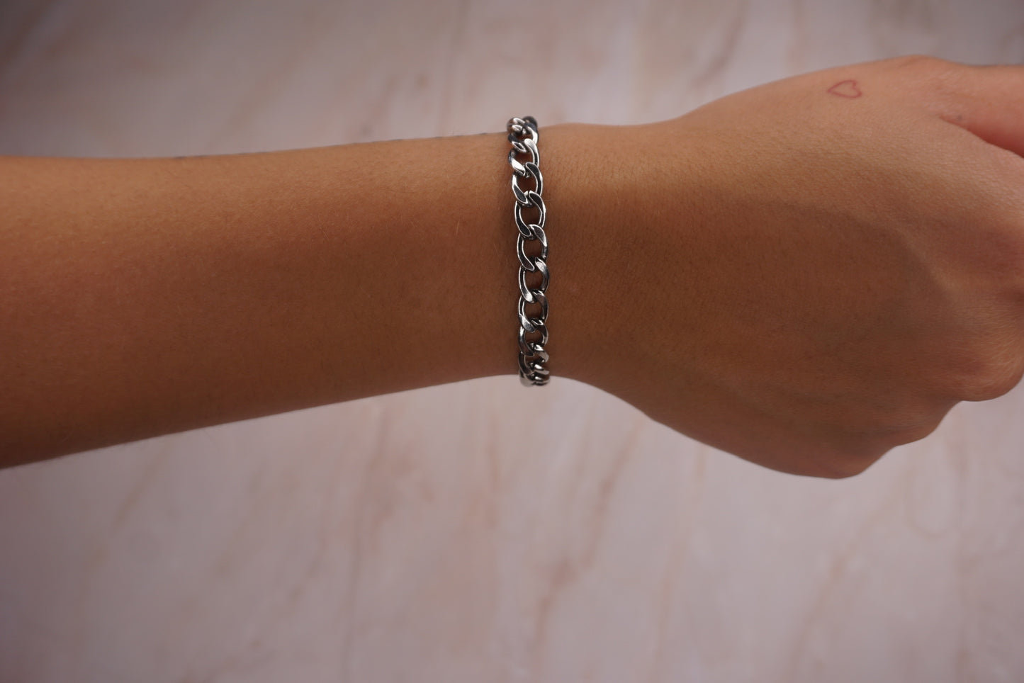 Men Silver Cuban Bracelet