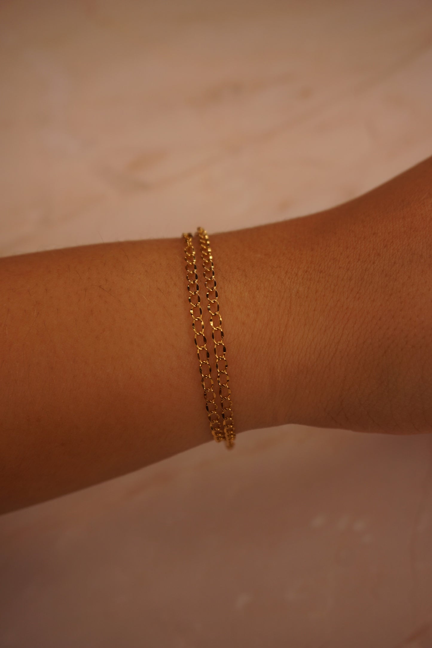 Woman 18K Gold  Plated Twisted Bracelet