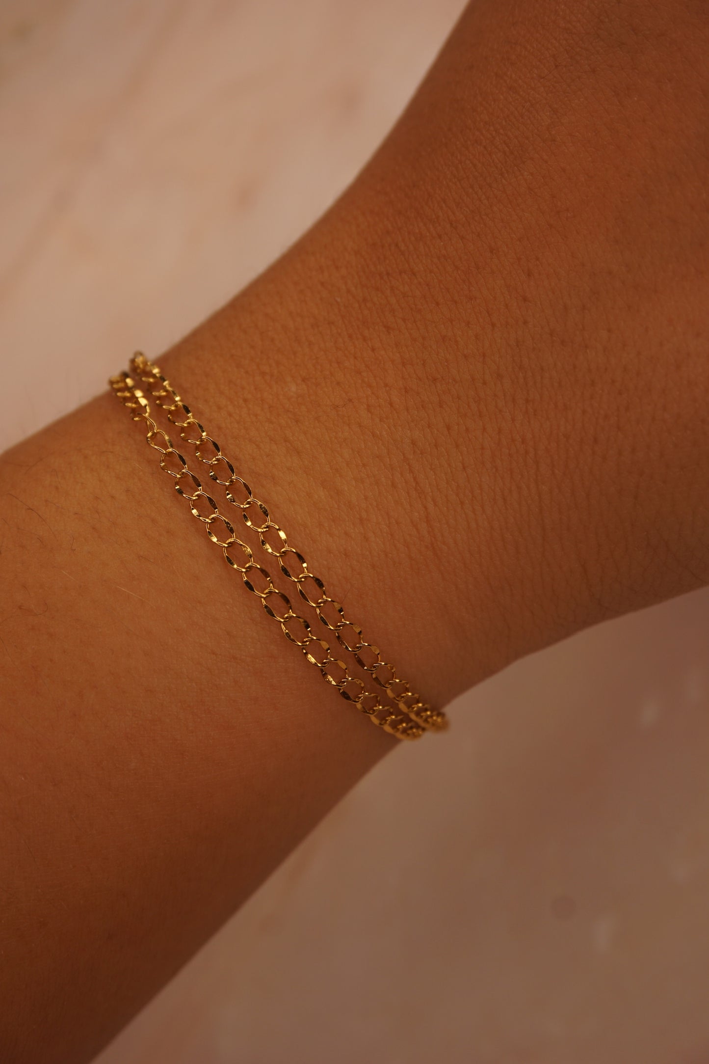 Woman 18K Gold  Plated Twisted Bracelet