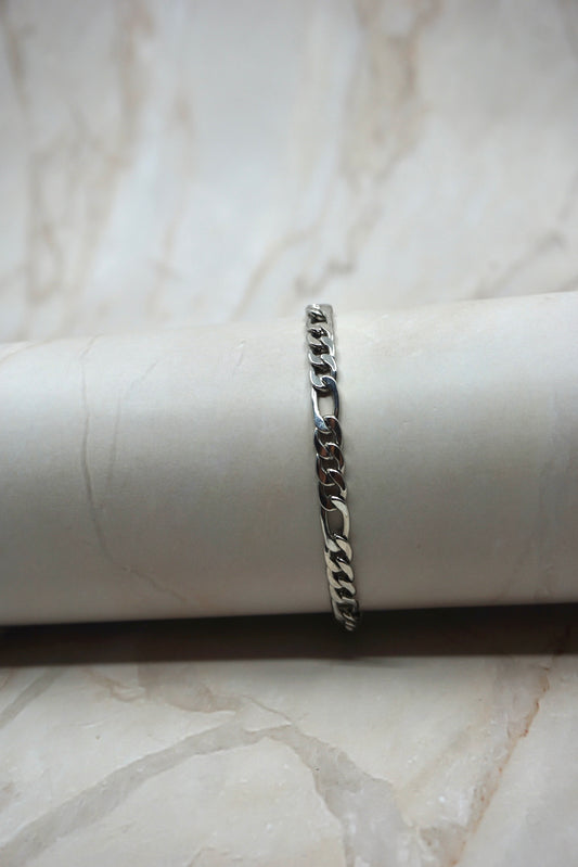 Women Silver Figaro Bracelet