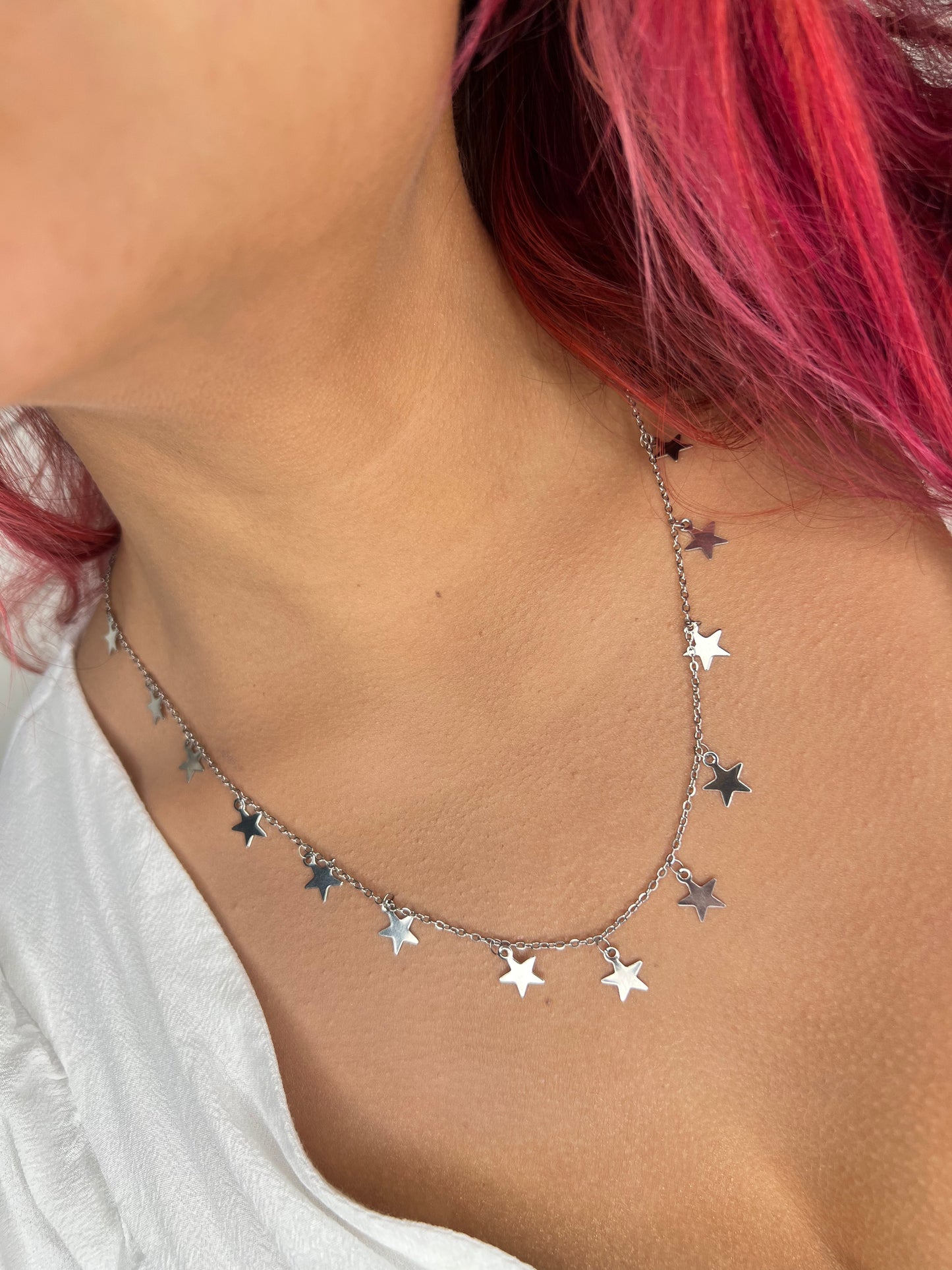 Women Silver Star Link