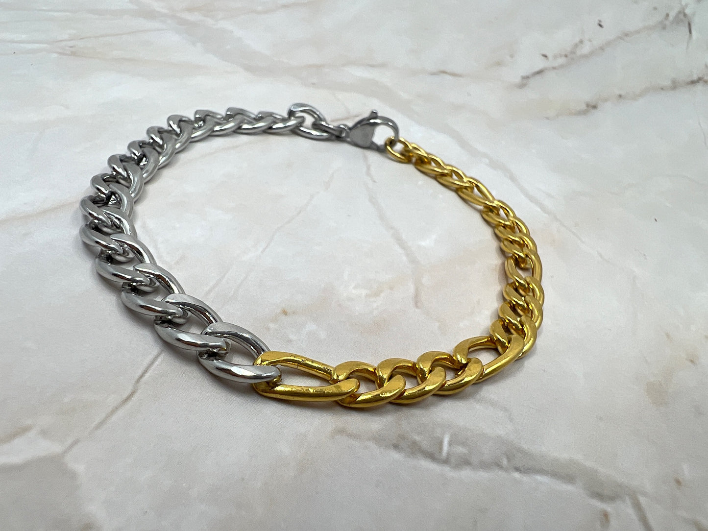 Men Cuban X Figaro Bracelet