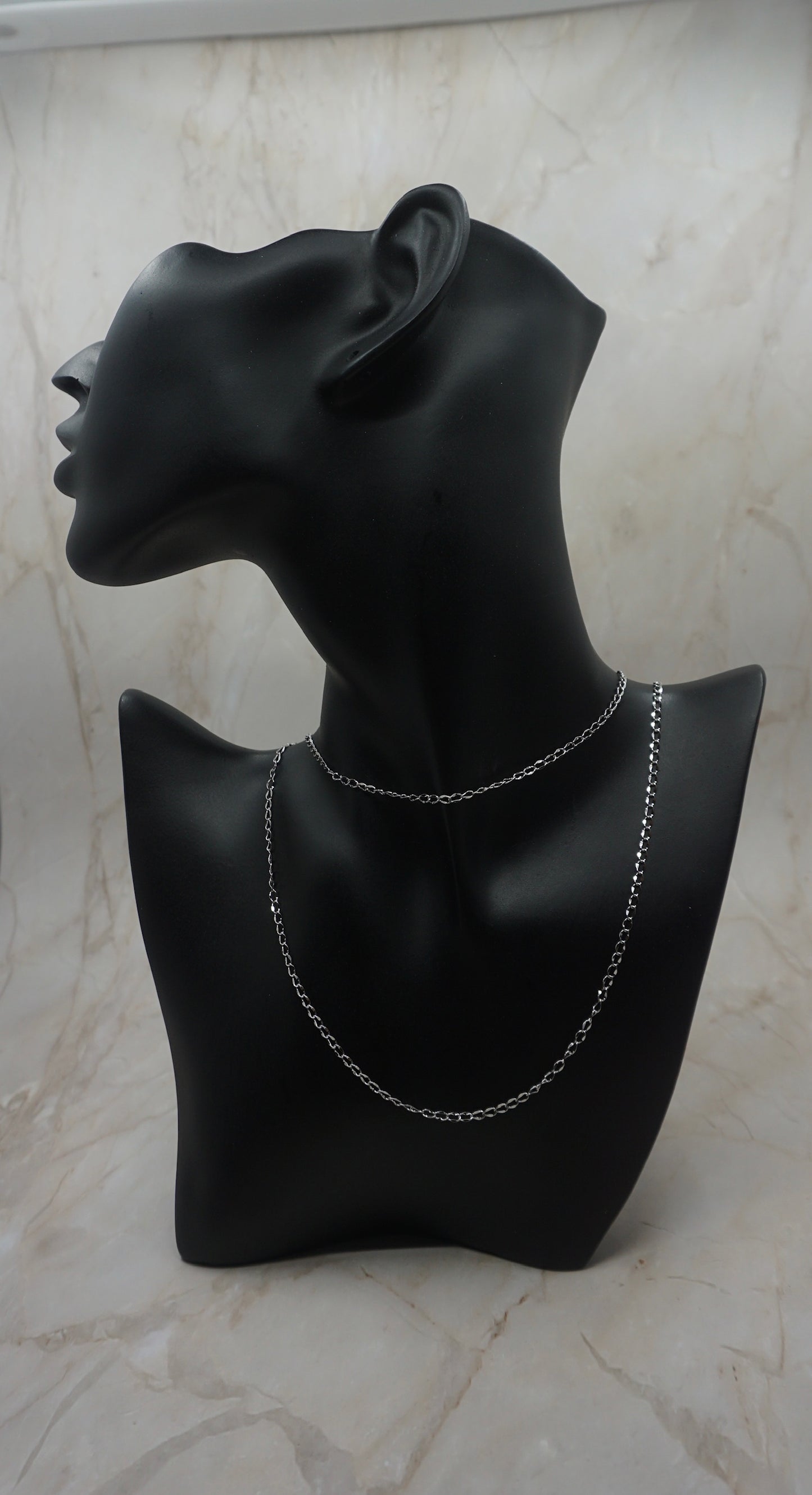 Women Silver Twisted chain