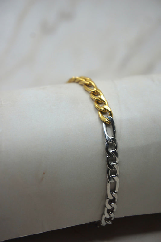 Men Cuban X Figaro Bracelet