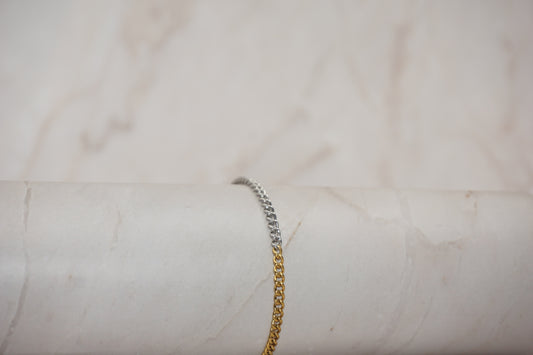 Men Curb X Curb Bracelet