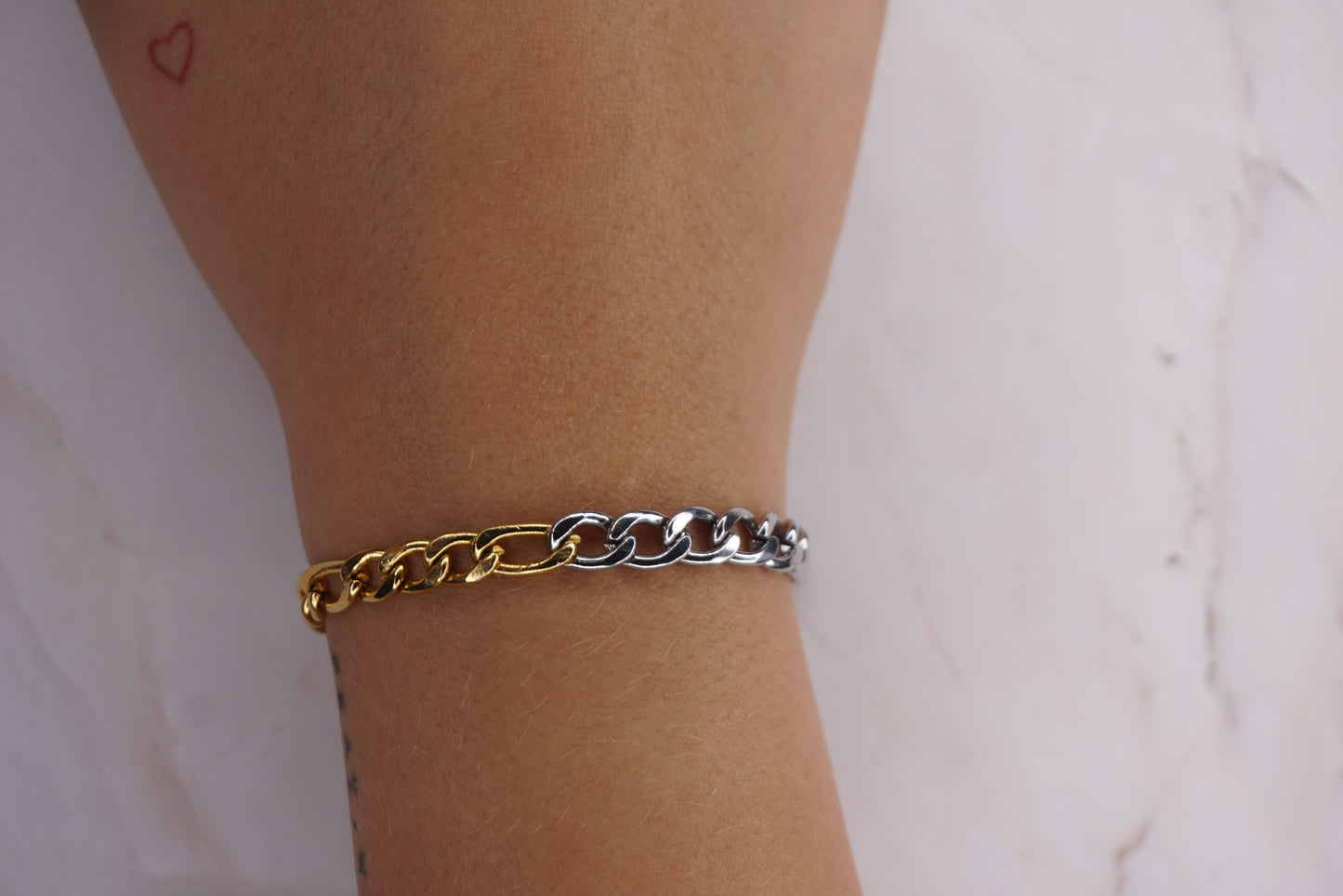 Men Cuban X Figaro Bracelet