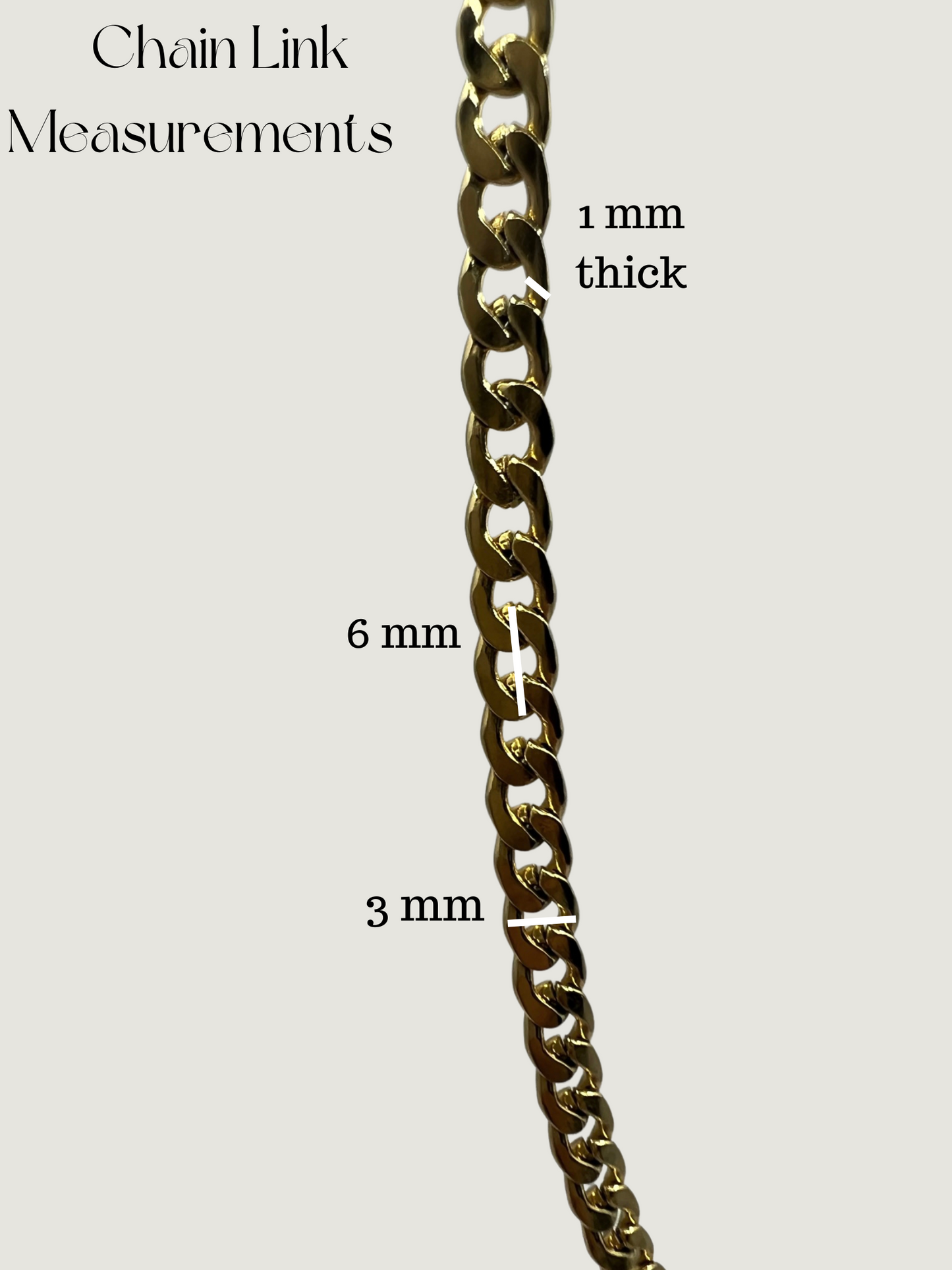 Men 18K Thin Gold Plated Cuban Link