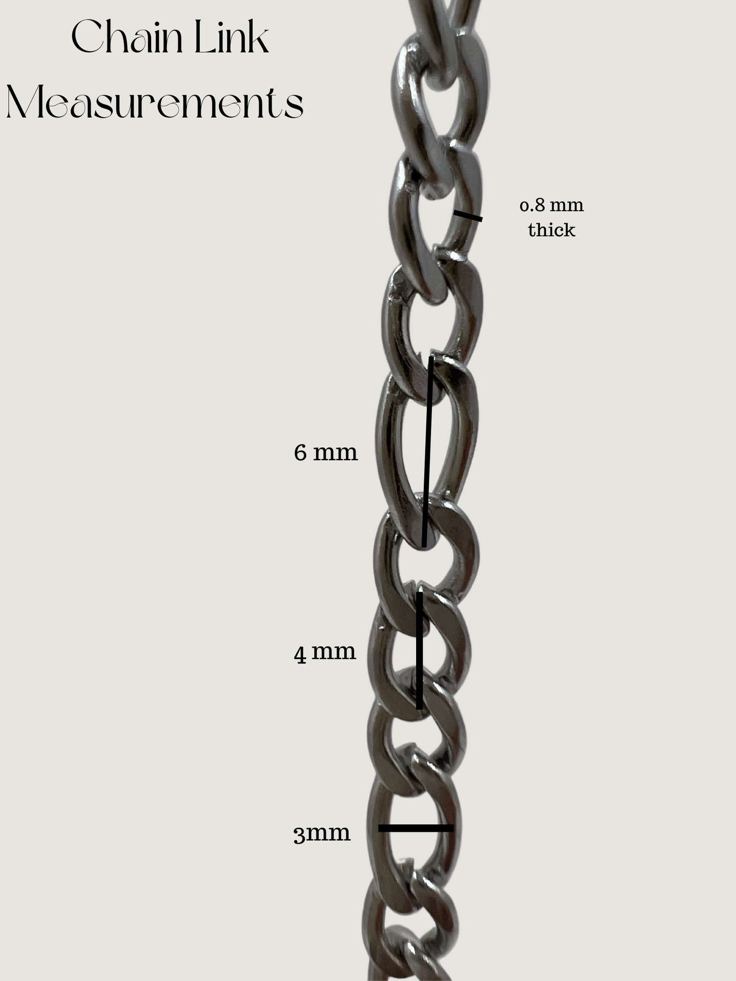 Men Silver Thin Figaro Chain